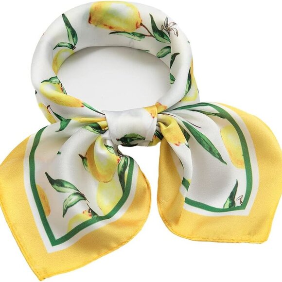 Accessories - Silk Like Satin Scarf 21x21 Multi-Use Women Neck Head Waist Accessory